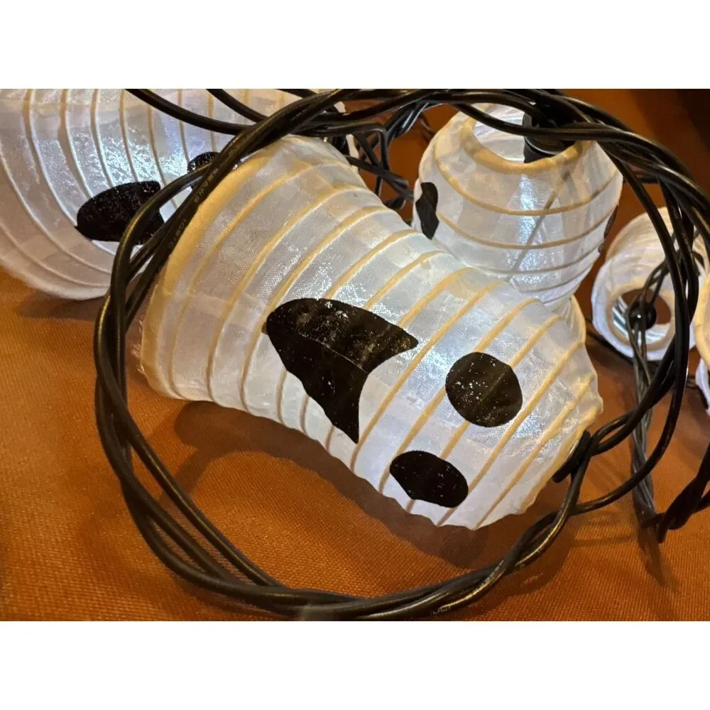 Halloween Ghost String Holiday Lights Set of 10